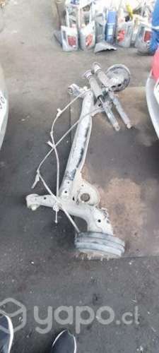 Eje para carro de arrastre