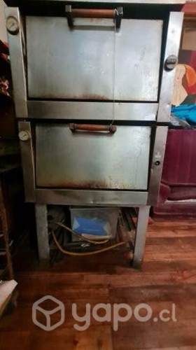 Horno industrial con clavijero