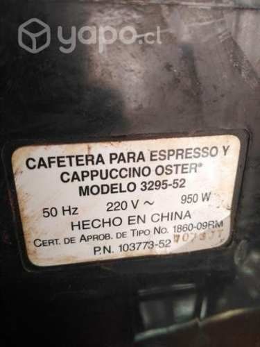 Cafetera Oster