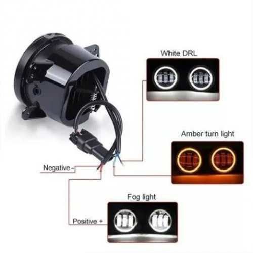 X2 Foco Neblinero Antiniebla Luz Led 4 Pulgadas