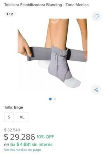 Bota ortopédica y tobillera