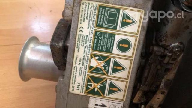Winche Cabrestante a motor Honda GXH50