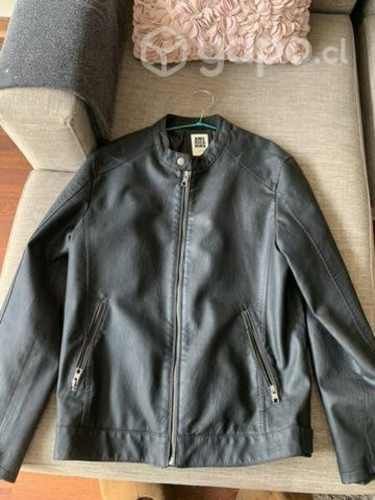 Chaqueta cuero hombre