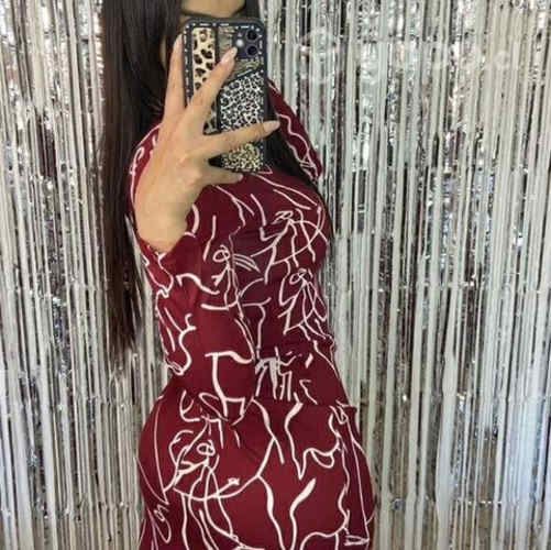 Vestido largo elegante, (aprox tobillo)