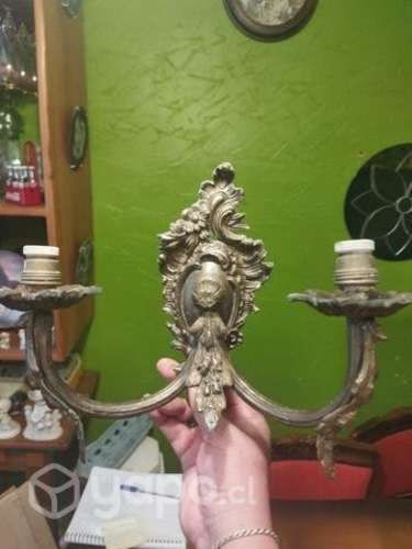 Candelabro de bronce masiso