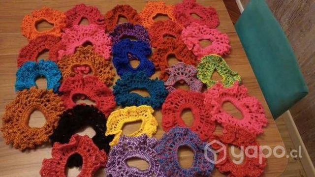 Scrunchies a crochet