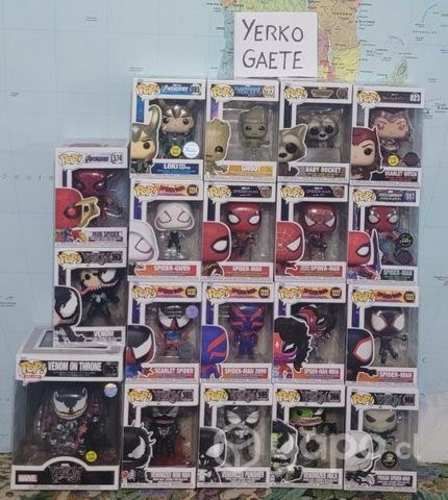 Funko Spiderman, Venom, Guardianes de la Galaxia