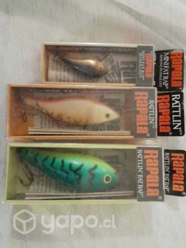 3 señuelos Ratlin Rapala nuevos