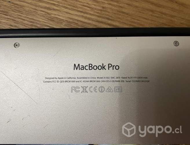 Macbook pro 2013