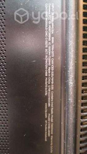 Notebook HP Pavilion 15-bc301la