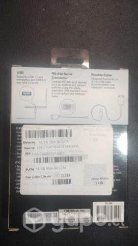 Cable Adaptador Usb A Serial Rs232