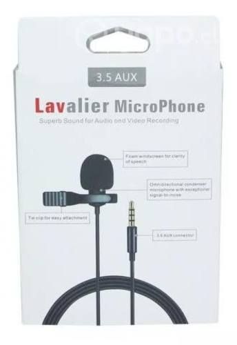 Micrófono Condensador Lavalier Solapa Para Celular