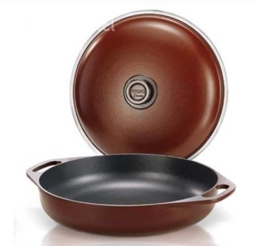 Olla + plancha bifera cocina donnaa teflon