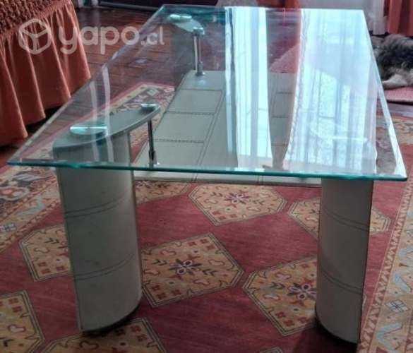 Mesa de centro de vidrio