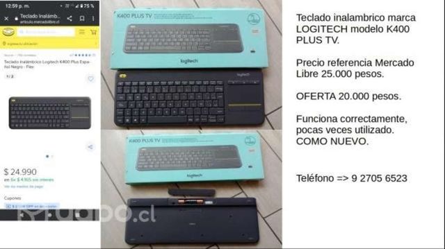 Teclado inalambrico