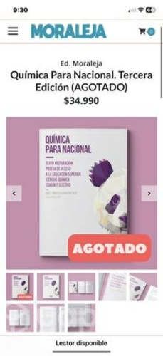 Química para nacional, tercera edición (PAES)