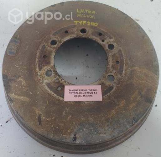 Tambor Freno (TYF240) Toyota Hilux Revo 2.4 2018