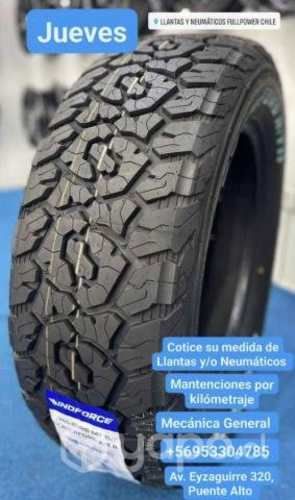 Neumáticos en Liquidación Pack con Llantas