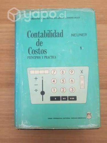 Libro "Contabilidad de Costos" - Neuner