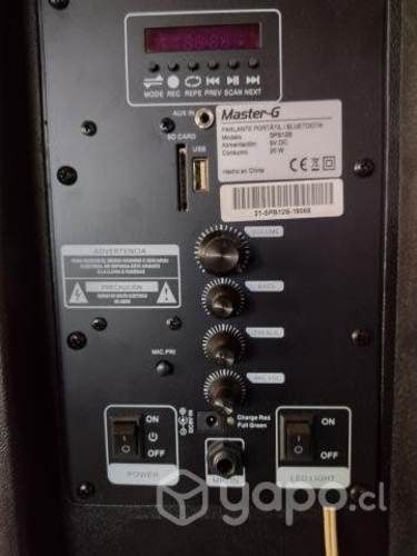 Parlante karaoke 12 pulgadas