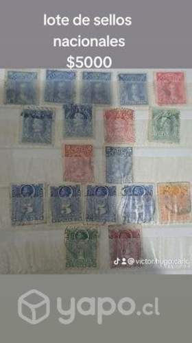 Estampillas nacionales antiguas