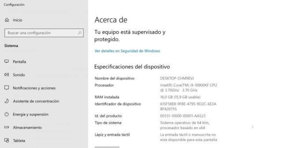 PC GAMER INTEL CORE i9-10900KF CPU