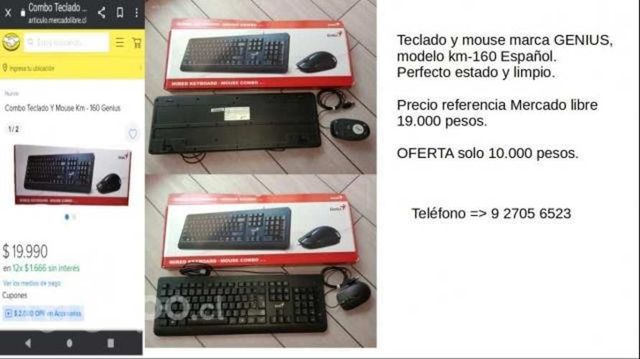 Teclado y mouse