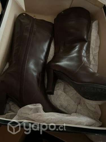 Botas café dama Gacel