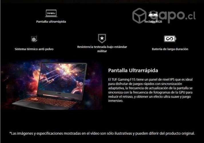 Asus tuf gaming f15 fx506li / intel i5 16gb RAM