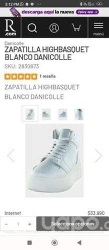 Zapatilla Blanca Mujer