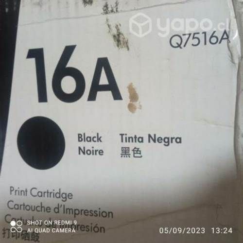 Toner HP 16a black original de alta