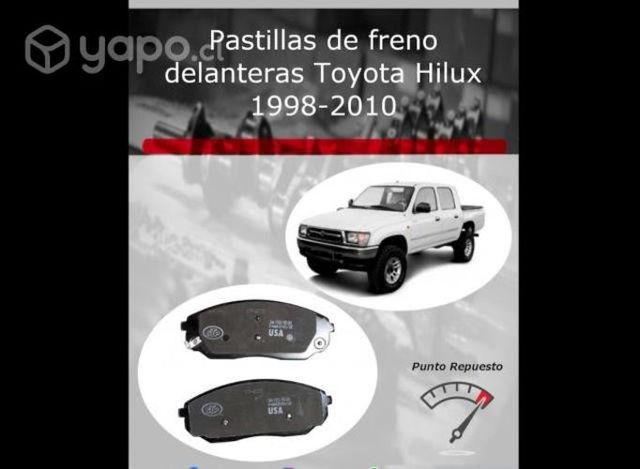 Pastillas de freno delanteras Toyota Hilux