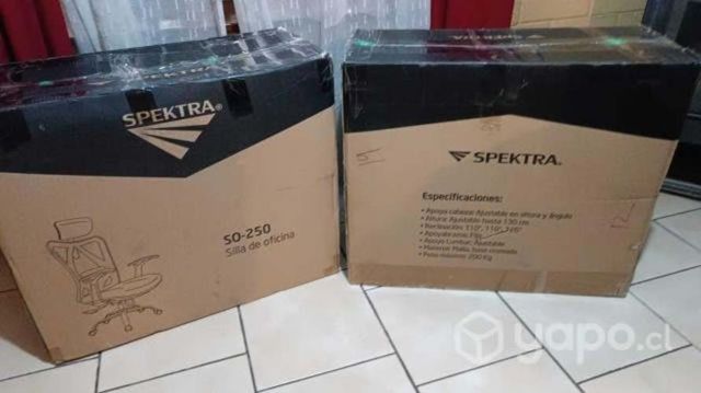 Silla de oficina Ergonómica negra SO-250 NUEVA