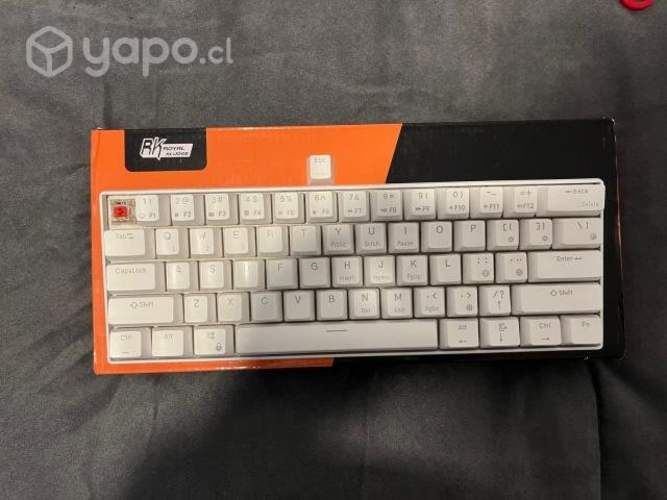 Teclado Royal Kludge RK61 (Blanco) (Precio convers