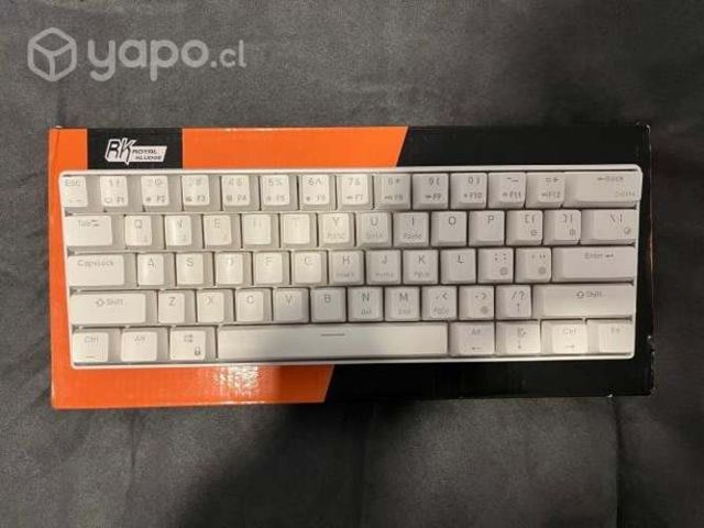 Teclado Royal Kludge RK61 (Blanco) (Precio convers