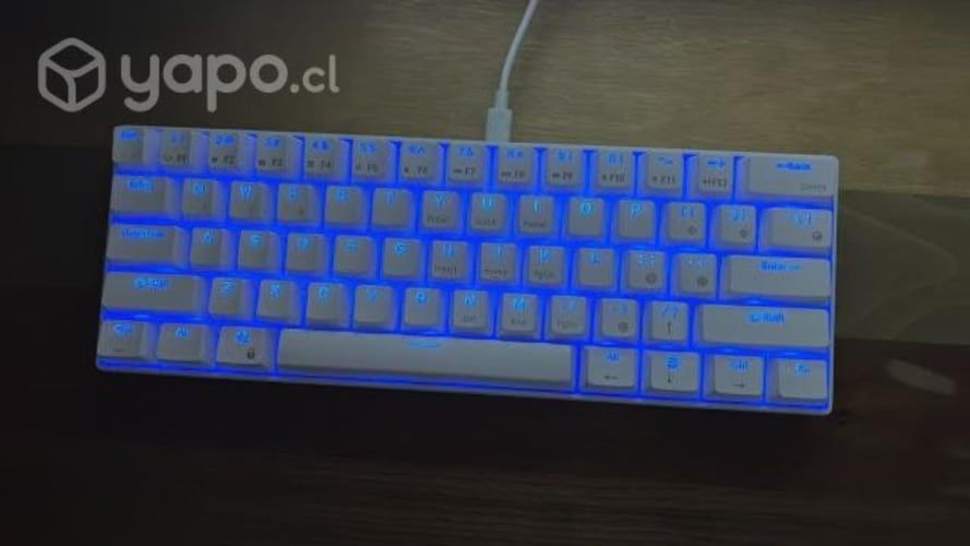 Teclado Royal Kludge RK61 (Blanco) (Precio convers