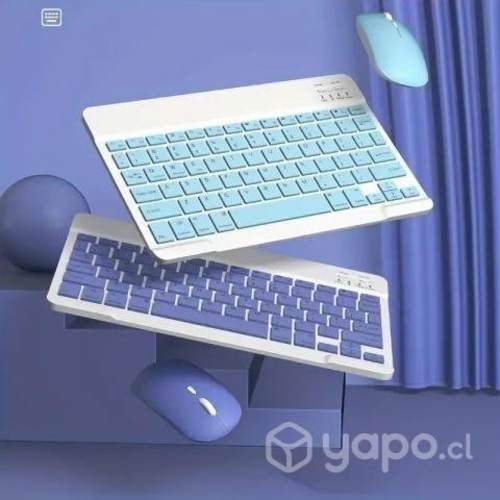 Pack teclado + mouse bluetooh electro movil