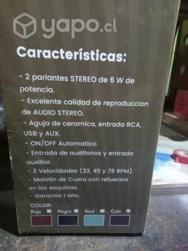 Tocadisco como nuevo sin uso