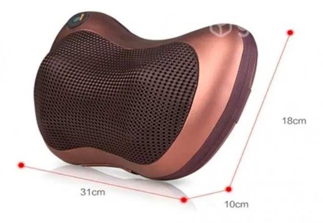 Masajeador Eléctrico Almohada Cojín Lumbar Cuello
