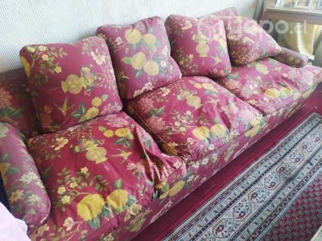 Sillón rojo 3 cuerpos como nuevo
