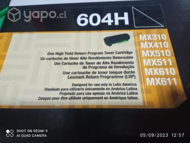 Toner Lexmark diversos modelos originales