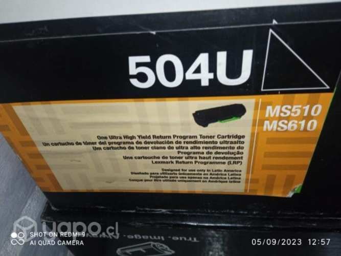 Toner Lexmark diversos modelos originales