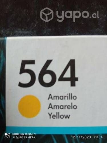 Tinta HP 564 Yellow original