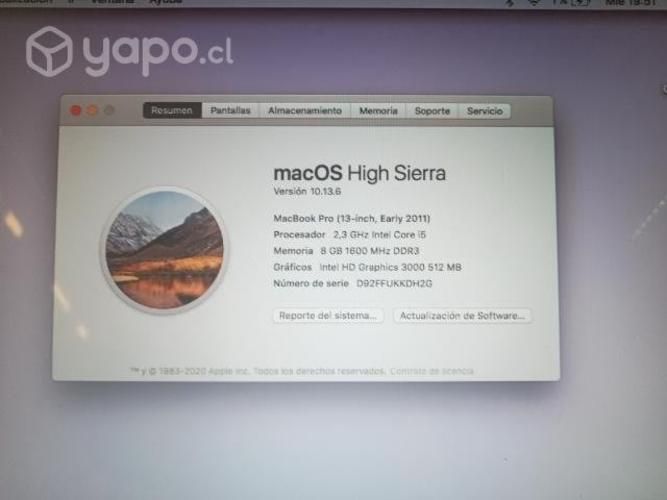 Macbook pro 2011