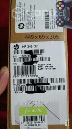 Notebook HP muy poco uso