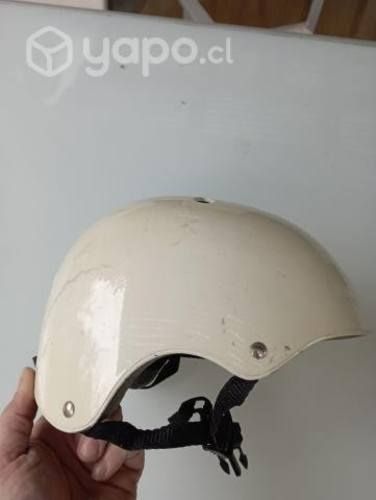 Casco Bicicleta Nieve Ski color Blanco