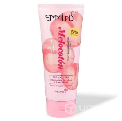 Loción hidratante con esencia de melocoton