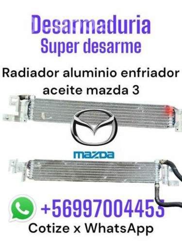 Radiador aluminio enfriador aceite Mazda 3