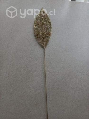 Hojas doradas navidad nuevas