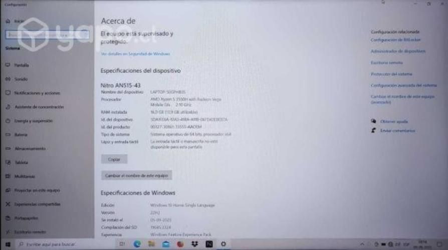 Acer nitro 5 an515-43
